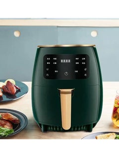 Buy Air Fryer Intellect Screen Contact Control Air Fryer Multi functional Oil-Free Healthy Air Fryer Intelligent Timing Temperature Resistant Air Fryer Electric Green in UAE