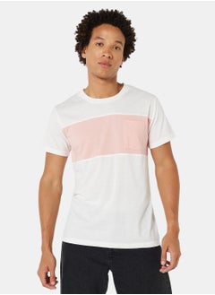 Buy Colourblock Crew Neck T-Shirt in UAE