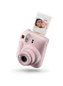 اشتري mini 12 instant film camera, auto exposure with Built-in selfie lens, Blossom Pink في الامارات
