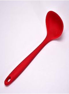 اشتري Silicone Soup Spoon, Heat Resistant Soup LADLE Scoop with Solid Coating Handle في مصر