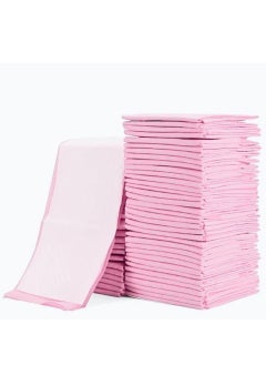 اشتري Disposable Changing pads Pink (Pack Of 30) for Baby 60 cm X 45 cm Soft Ultra Absorbent Waterproof Diaper Mess-Free Changing Mat Liners Baby Changing Mat Cover Bed Pads في الامارات