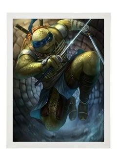 اشتري Digital Wall Art Poster Frame Ninja Turtles Leonardo 21X30 cm في الامارات