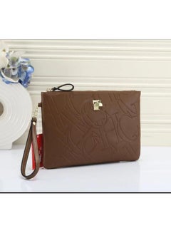 Buy Stylish Slim Bag Portable Leather Document Pouch Briefcase quality awesome Leather Clutch in UAE