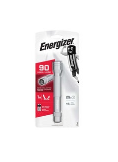 Buy Metal Led Torch With 2 X AA Batteries Included in UAE