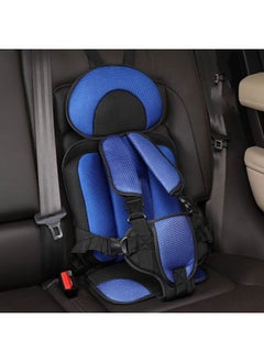 Buy Baby Car Seat for Newborn from 9 Months to 12 Years With Forward Facing Positions Portable Safety Seat Strap (Deep Blue) in Saudi Arabia