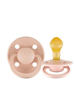 Buy Rebael Mono Natural Rubber Round Pacifier Size 2 - Baby 6M+ (1-pack) - Baby Blush in Saudi Arabia