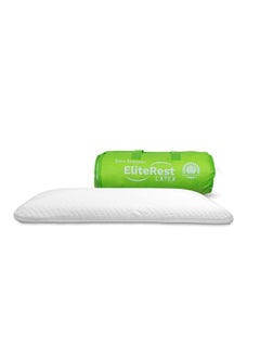 Buy Low Profile - Natural Latex Foam Pillow  Ventilated  Thin  Low Loft  Standard Size in UAE