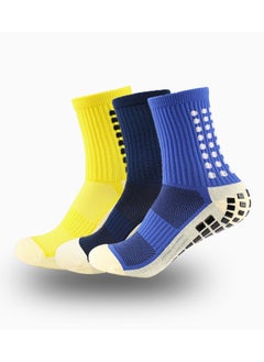 اشتري 6 Pairs of Men's Non-Slip Football Socks Football Basketball في السعودية