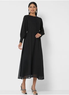 Buy Puff Sleeve Dress in Saudi Arabia