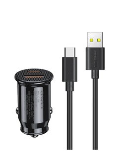 Buy Awei C-706 Quick Charge 3.0 & PD20W Car charger +USB Type C Data Cable Ultra Fast Charging Charger - Black in Egypt