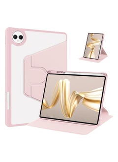 Buy Rotating Case Compatible with HUAWEI MatePad Pro 12.2 Inch,360 Degree Rotating Stand Cover, Multi-Angle Viewing Folio Cover with Pencil Holder Pink in Saudi Arabia