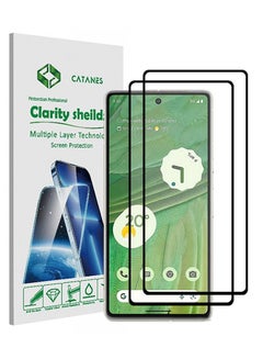 Buy 2Pack for Google Pixel 7 Screen Protector Tempered Glass 9H Anti-Scratch Shatterproof HD Edge to Edge Full Coverage Film 6.3 inch in UAE