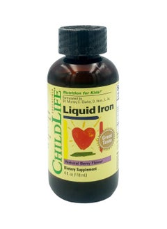 Buy Childlife Essentials Liquid Iron Natural Berry Flavour 4 fl. Oz. (118ml) in UAE