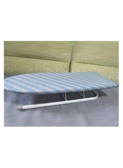 Buy Heavy Duty Tabletop Ironing Board, Small Mini Ironing Table, 100% Cotton Cover, Compact Storage, Lightweight, Ideal for Travel and over bed use, Left and Right-Handed Use, 60 x 30cm Random Colors in Egypt