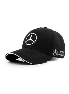 Buy Mercedes Benz Logo Embroidered Adjustable Baseball Caps for Men and Women Hat Travel Cap Car Racing Motor Hat in UAE