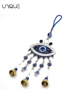 Buy Wind Bells, Evil Eyes, Wall Pediments Wind Chimes, Big Devil’s Blue Eyes, Handcraft Hanging Decoration, for Car Kitchen Home Garden Patio Office (3 Bells) in Saudi Arabia