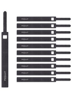 Buy 10pcs Reusable Cable Fastening Straps in UAE