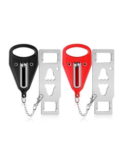 Buy 2 Pack Portable Door Locks Rugged Door Extra Lock in UAE