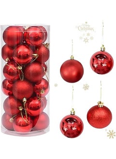 Buy Ornament Baubles Christmas Tree Decorations 24Pcs in Egypt