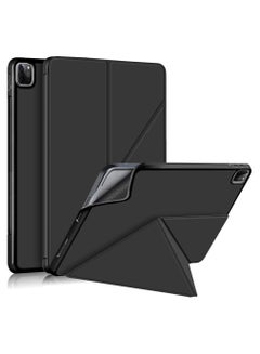 Buy ELMO3EZZ Hybrid Slim Case for iPad Pro 11-inch (4th / 3rd Generation) 2022/2021 - [Built-in Pencil Holder] Shockproof Cover w/Clear Transparent Back Shell, Also Fit iPad Pro 11" 2nd Gen, Black in Egypt