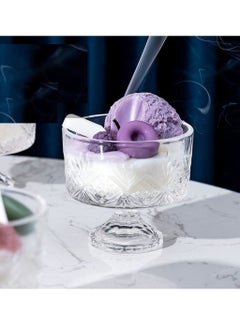 Buy Ice Cream Luxury Crystal Glass Jar Soy Wax Scented Candle in Saudi Arabia