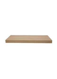 Buy Rectangular Wall Mounted MDF Floating Shelf Oak 3.8 x 120 x 23.5 cm WSV110-494 in Saudi Arabia