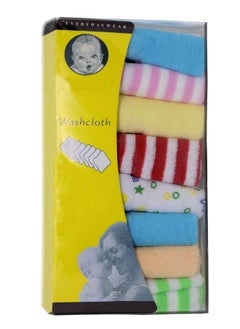 Buy Soft Face Towels New Born Babies In Multicolours Pack Of 8 45 Gram Set Of 1 in Saudi Arabia