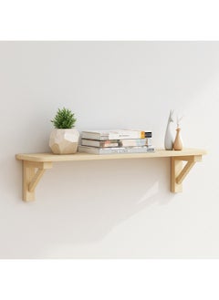 Buy Wall Mounted Solid Wood Storage shelf in UAE