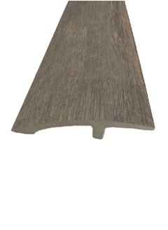 Buy Interior Laminate Flooring Decoration PVC Wooden T-Reducer Brown 1 x 5.5 x 291 cm JF-R55-1821 in Saudi Arabia