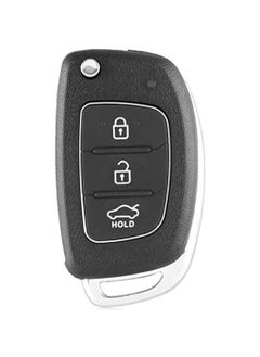 اشتري Folding Smart Car Key,  3 Buttons Keyless Entry Remote Case, Replacement Remote Car Key key Shell Repair for Mistra Hyundai HB20 SANTA FE IX35 IX45 Key Cover Case في الامارات