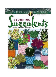 اشتري Creative Haven Stunning Succulents Coloring Book في الامارات