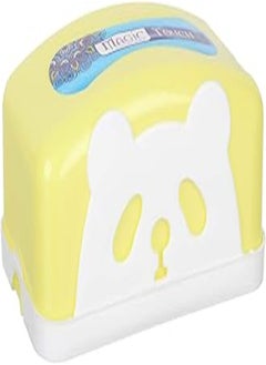 اشتري Magic Touch Plastic Panda Shaped Tissue Box - Yellow في مصر