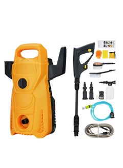 Buy 2000 Watt 135 Bar Electric High Pressure Home Car Wash Machine, 10 Meters Hose with Accessories, Compact Design, Pressure Washer for Car & Home-Orange Color in UAE