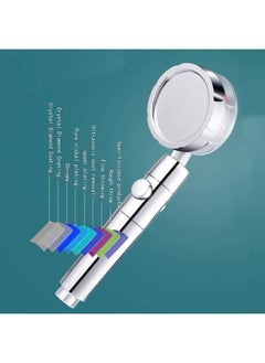 Buy 360 Rotated High-Pressure Handheld Shower Head Bathroom Pressurized Massage in UAE