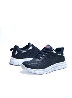 Buy Comfy Printed Running Shoe Textile For Men Navy Blue in Egypt