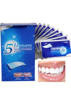 Buy White Teeth Whitening Strips 14 Strips (7 Pairs) Advanced Fast Effective 3 Days Significant Whitening Portable Comfortable Easy to Use in Saudi Arabia