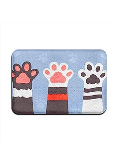 اشتري Carpets Cartoon Cat Claw Soft Household Bath Mat Bathroom Bedroom Carpet Absorbent Door Mat, Multi Color في السعودية