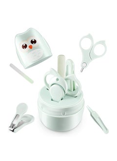 اشتري Baby Nail Clippers, 4-in-1 Safe Baby Nail Kit with Cute Case, Nail Clipper, Scissors, Tweezers, Baby Nail File Set for Newborn, Infant, Toddler and Kids-Owl Green في الامارات