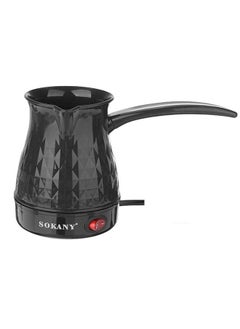 Buy Turkish Coffee Maker Italian Moka Pot 500ml 500W SK-219 Black in Saudi Arabia