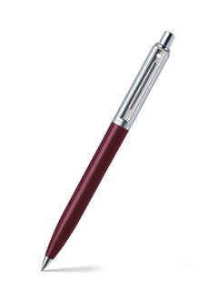 Buy Sheaffer® Sentinel Burgandy and Chrome Ballpoint Pen With Chrome Trims in UAE