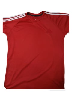 اشتري Elastic short sleeve crew neck sports T-shirt for men and women في مصر
