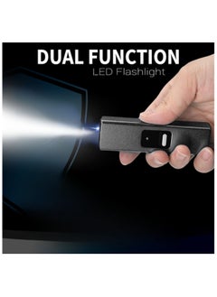 Buy Rechargeable LED Flashlight, Outdoor MultiFunctional Handheld Flashlight for Emergencies - Black in Saudi Arabia