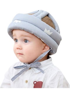 اشتري خوذة سلامة الطفل الرضع المشي خوذة طفل صغير رئيس واقية القطن قبعة الطفل المضادة للسقوط المضادة للتصادم في السعودية