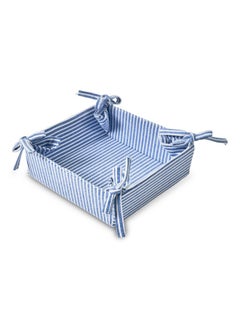 Buy Glo Bread Basket, Blue - 32X32 Cm in UAE