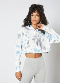 اشتري Tie Dye Cropped Hoodie Multicolour في مصر