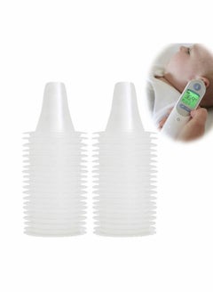 Buy Ear Thermometer Probe Covers, Refill Caps Replacement Lens Filter Protector Ear Thermometer Covers Disposable Refill Caps BPA/Latex Free Clear for All Braun ThermoScan Covers Models, 60PCS in UAE