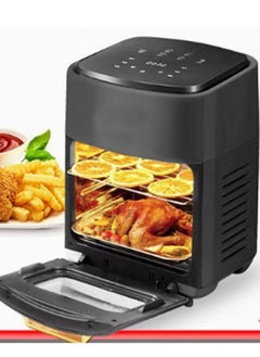 اشتري Air Fryer Oven, 16 Quart Airfryer Toaster Oven, 10-in-1 Digital Rotisserie Dehydrator Fryers Combo with Racks, 1400W Oil-less Air Fryer Combo With 4 Accessories في الامارات