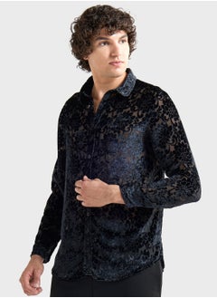 Buy Floral Print Regular Fit Shirt in UAE