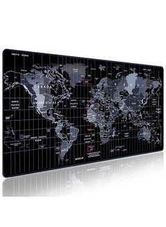 Buy Gaming Mouse Pad,Anti-Skid 800x300mm Mouse Pads Extended Large Desk Pad World Map Keyboard Mousepad in Saudi Arabia
