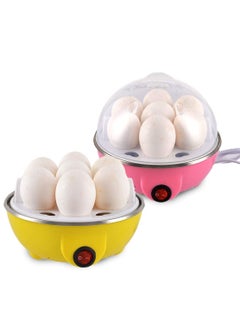 اشتري Egg Boiler Electric Automatic Off 7 Egg Poacher for Steaming, Cooking Also Boiling and Frying, Multi Colour في الامارات